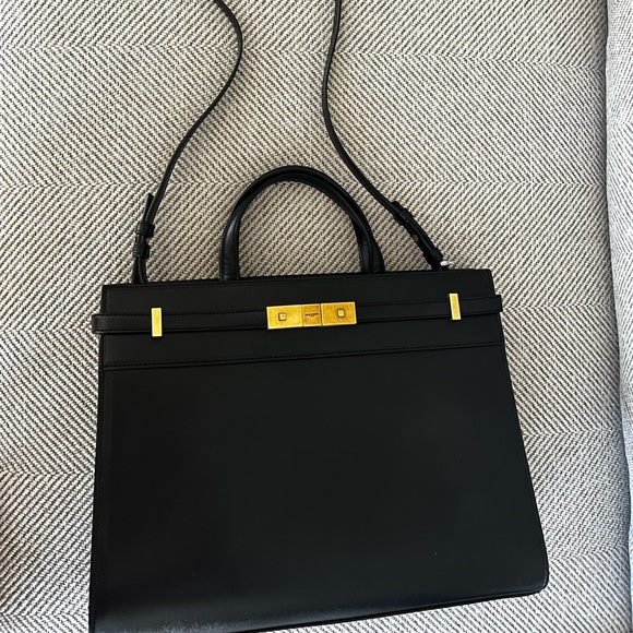 YSL Saint Laurent Manhattan Calfskin Purse - Picture 2 of 6